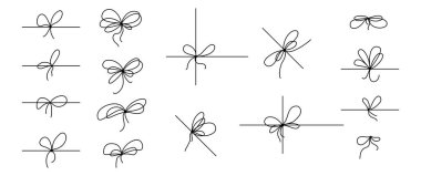 Basit bir el çizimi hediye kurdele yayı ve asgari taslak şeklinde düzgün bir düğüm. İnce çizgi vektör simgesi temiz karalama tarzında ayarlandı. Mevcut kutular, kartlar ve dizayn ögeleri için mükemmel.