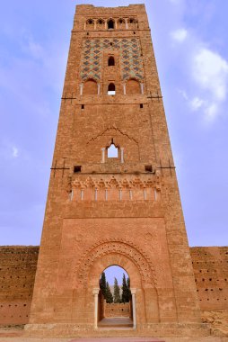 ALGERYA 'DA TLEMCEN' DE MANSOURAH MINARET 'İN GİZLİ Yıkıntıları