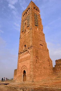 ALGERYA 'DA TLEMCEN' DE MANSOURAH MINARET 'İN GİZLİ Yıkıntıları