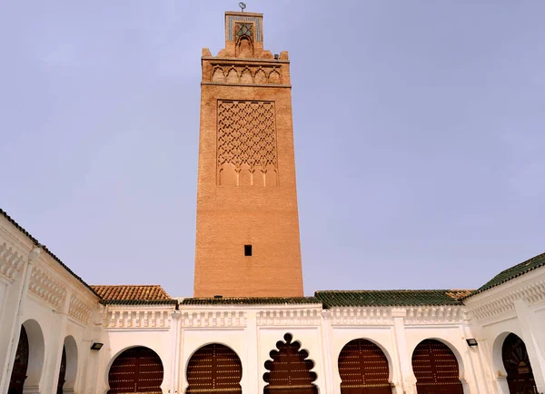 Mosque Och Mansourah Minarens Ruiner Tlemcen Stad Algerien — Stockfoto