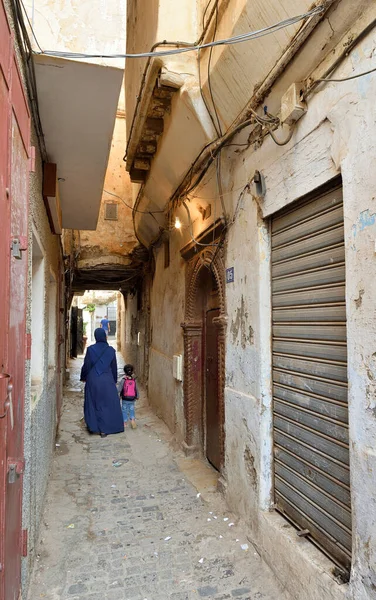 stock image MEDIEVAL TOWN OF KAZBAH IN ALGIERS, THE CAPITAL OF ALGERIA. UNESCO HERITAGE SITE. 