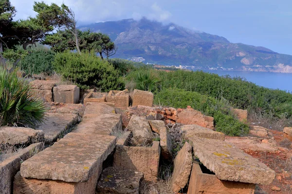 Tipaza Algerie Roman Early Christian Ruins — Stock fotografie