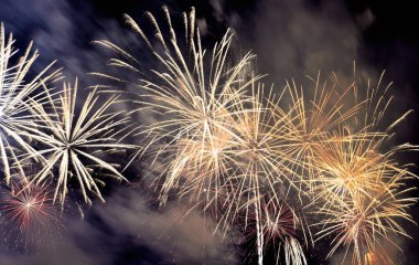 Dubai 'de Yeni Yıl Arifesi için Havai fişekler