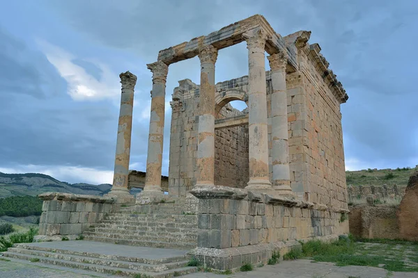 Archeologische Site Van Djemila Algië Romein Vroeg Christelijke Ruïnes Unesco — Stockfoto