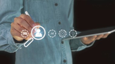 Hedef müşteriler için pazarlama kavramı.