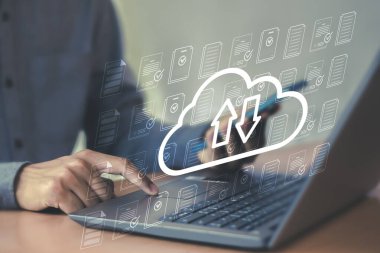 Bulut Hesaplama ve Veri Aktarımı Konsepti