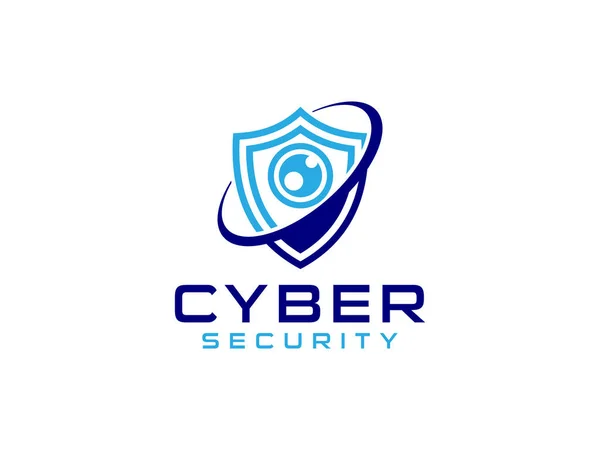 Технологія Логотипу Безпеки Вашої Компанії Логотип Щита Даних Безпеки — стоковий вектор