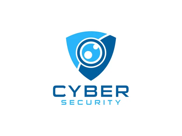 Технологія Логотипу Безпеки Вашої Компанії Логотип Щита Даних Безпеки — стоковий вектор