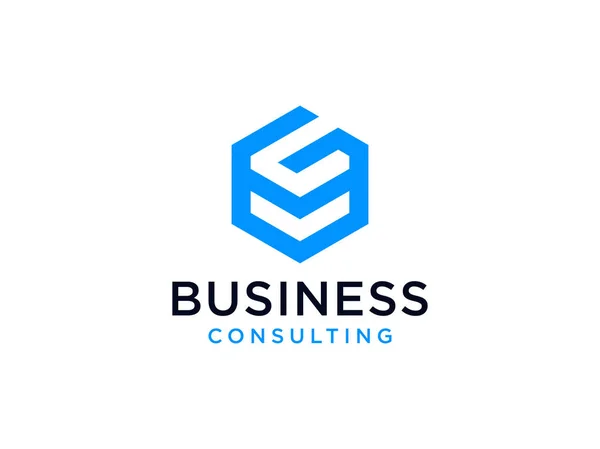 Lettre Initiale Logo Utilisable Pour Les Logos Business Branding Élément — Image vectorielle