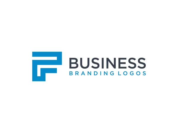Letra Inicial Modelo Design Logotipo Ícones Para Negócios Luxo Elegante — Vetor de Stock