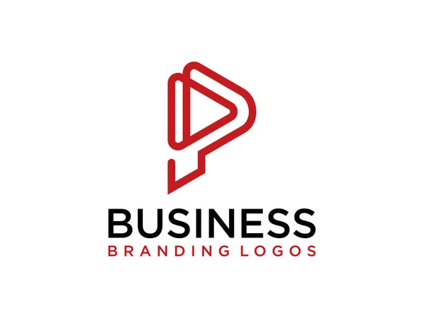 Letra Logotipo Icono Diseño Plantilla Elementos Signo Vectorial — Vector de stock