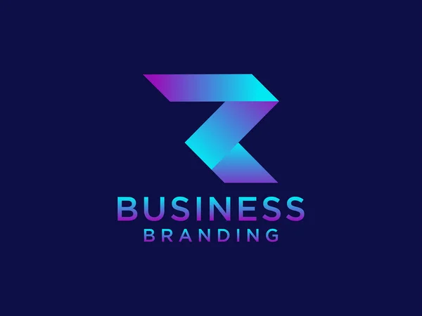 Criativa Minimalista Carta Logo Design Ícone —  Vetores de Stock