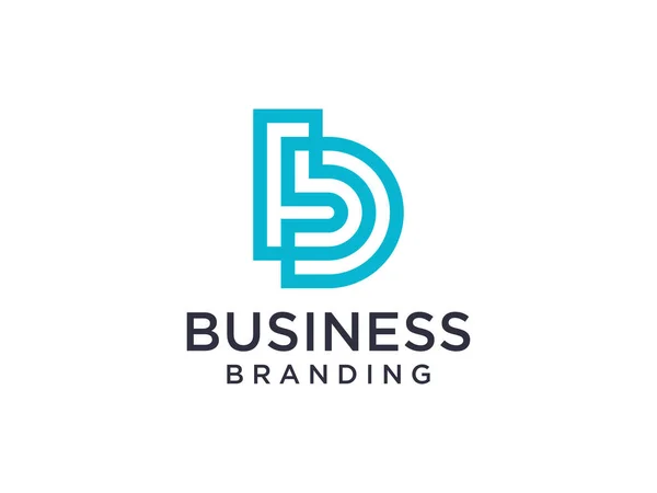 Buchstabe Logo Vektor Buchstabe Business Logo Buchstabe Logo Unternehmen — Stockvektor