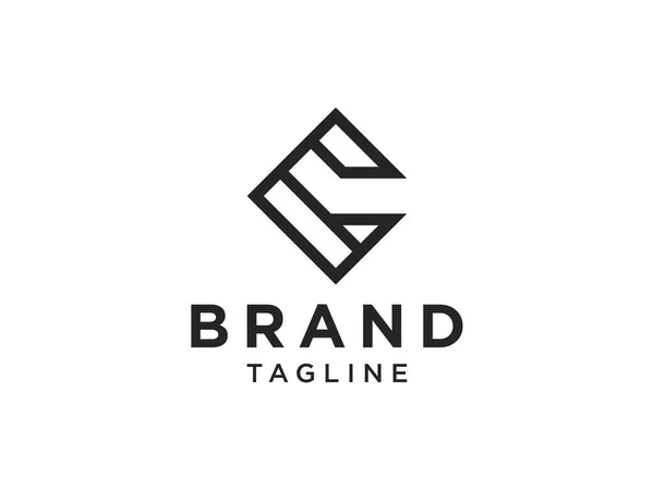 로고의 스러운 스타일은 화이트 그라운드에서 분리되었다 비즈니스앤 로고용으로 가능하다 템플릿 — 스톡 벡터