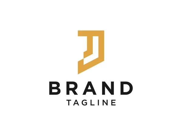 Logo 셰이프 그래피 스타일은 화이트 그라운드에서 분리되었다 비즈니스앤 로고용으로 가능하다 — 스톡 벡터