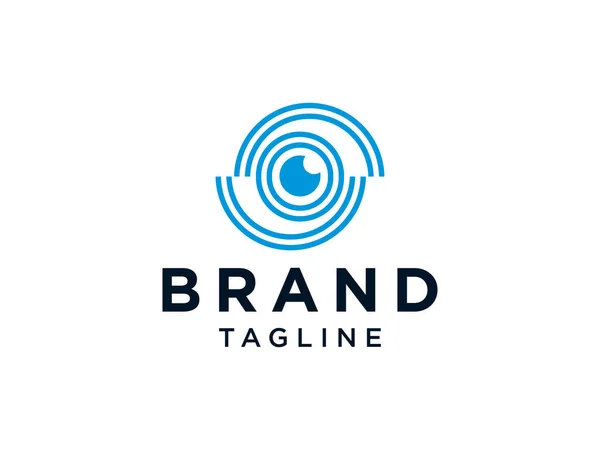 Icône Abstraite Caméra Logo Oeil Utilisable Pour Les Logos Commerciaux — Image vectorielle