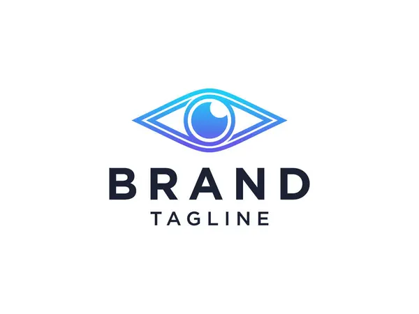 Λογότυπο Ματιών Σχεδιασμός Λογότυπο Οράματος Έννοια Εικονίδιο Εικονιδίων Διανυσματική Απεικόνιση — Διανυσματικό Αρχείο
