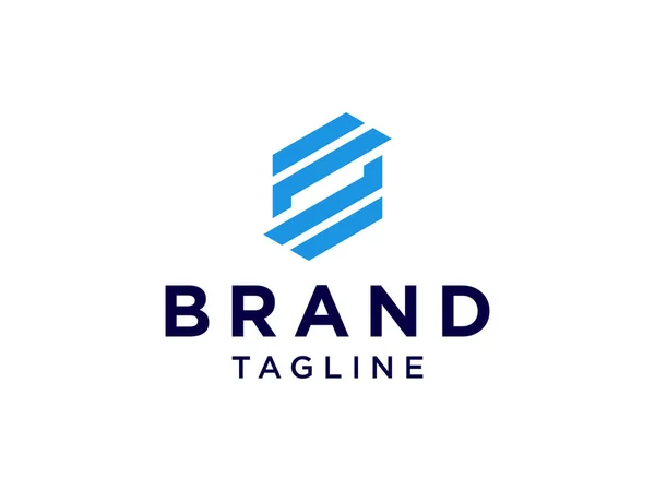 Sederhana Minyak Drop Logo Kombinasi Biru Diisolasi Latar Belakang Putih - Stok Vektor