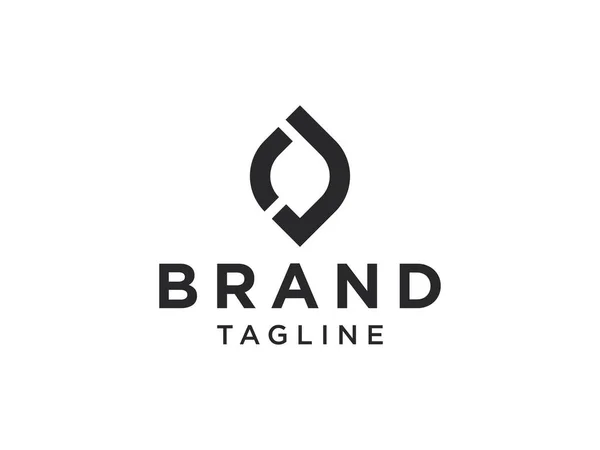 Logo 화이트 그라운드에서 조합을 연결하는 비즈니스앤 로고용으로 가능하다 템플릿 — 스톡 벡터