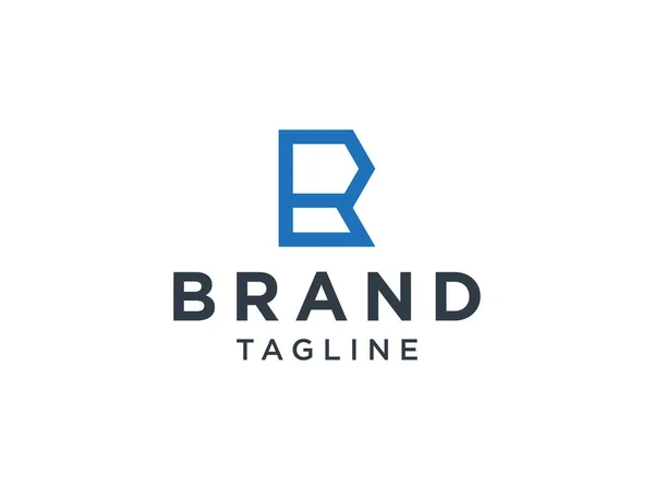 Logo 셰이프 스타일은 화이트 그라운드에서 분리되었다 비즈니스앤 로고용으로 가능하다 템플릿 — 스톡 벡터