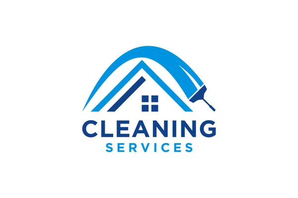 Cleaning Clean Service Logo Icon Vector — Stock Vector