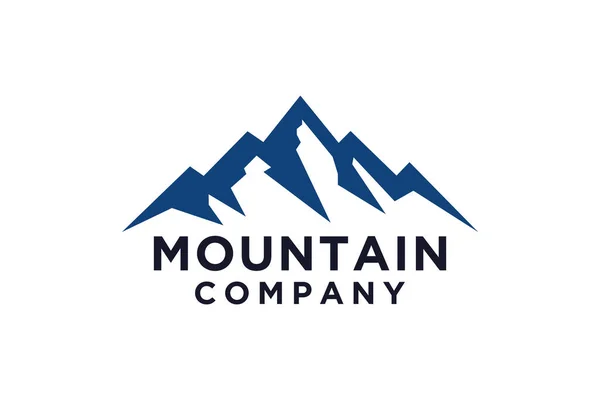 Logotipo Montanha Imagens Logotipo Montanha Logotipo Vetorial Simples Estilo Moderno —  Vetores de Stock