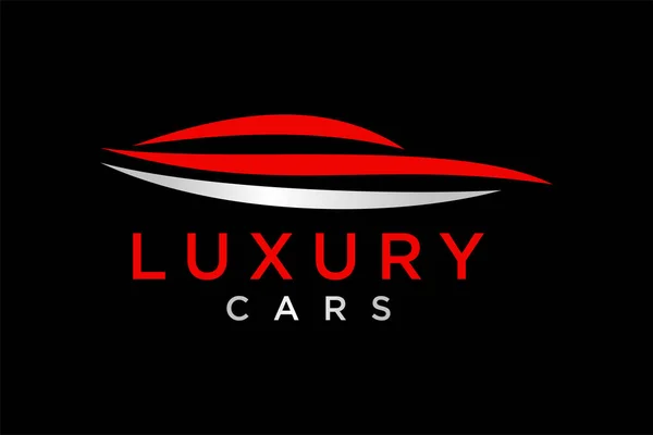 Garagem Carro Premium Concept Logo Design — Vetor de Stock