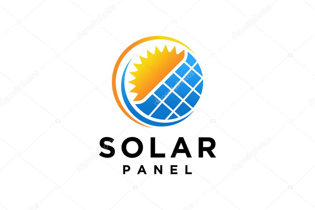 Modern energy logo design. solution, positive, modern, energy, icon, Vector