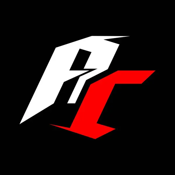 şirket veya bireysel logo, a ve c baş harfleri tasarım vektör çizimi