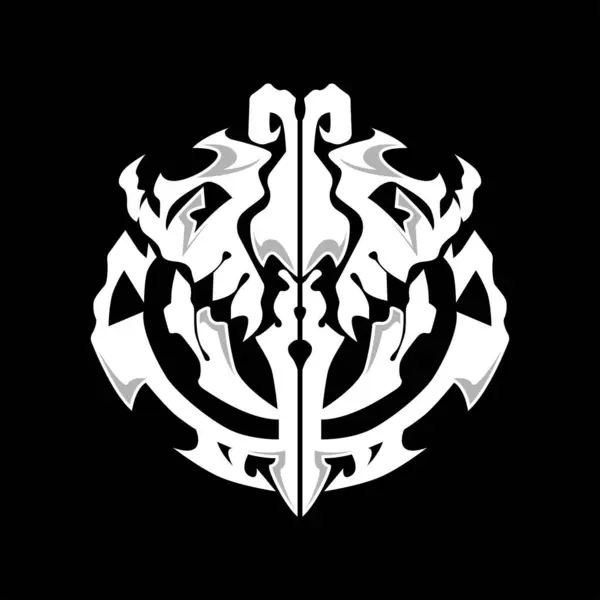 soyut logo tasarım vektörü serin illüstrasyon