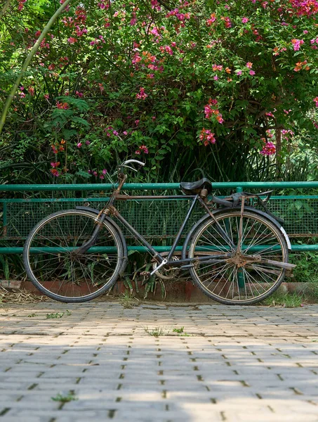 Old Damaged Bicycle Park — Stock Photo, Image