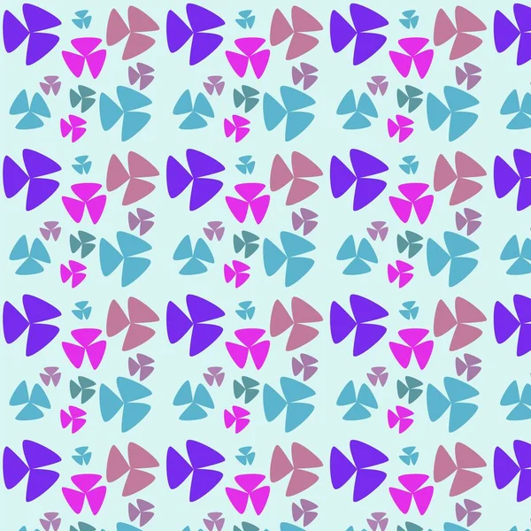 Cute flowered texture bright color illustration vector