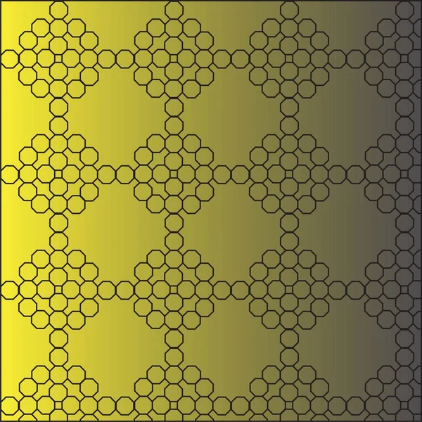 Geometric vector pattern in oriental style