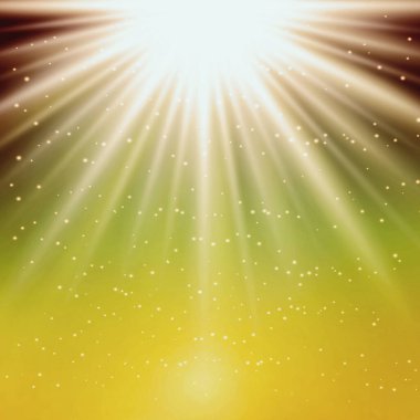 Parlak ışık sızıntısı ve parlak desenli güneş arkaplanı