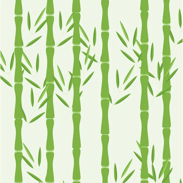 Enkel Grön Bambu Vektor Bakgrund — Stock vektor