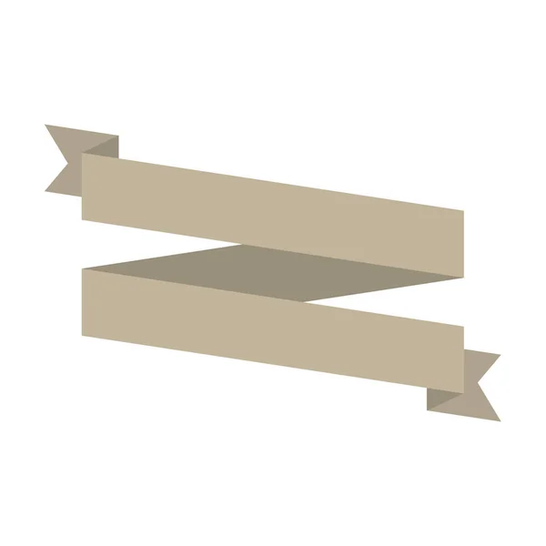 Vektorová Ilustrace Banneru Stužek Jednoduché Stužky Bannery Kopírovacím Prostorem Pro — Stockový vektor