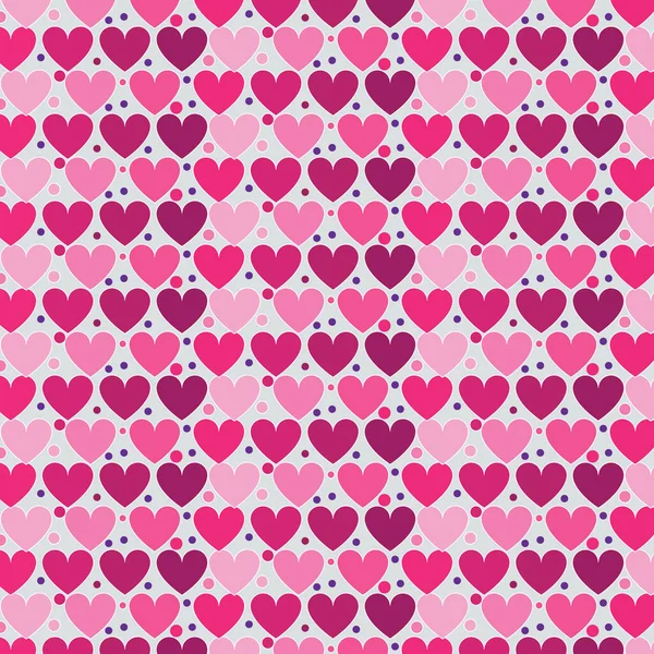 Vektor Nahtlose Muster Mit Herzen Für Ihre Valentinstage Valentinstag Romantischen — Stockvektor