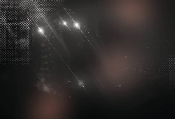 Dunkler Abstrakter Hintergrund Mit Glühend Weißer Lichtbewegung Schöne Und Glänzende — Stockfoto