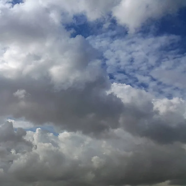 Nuvole Nel Cielo Atmosfera Aria Nuvolosagrande Texture Foto — Foto Stock