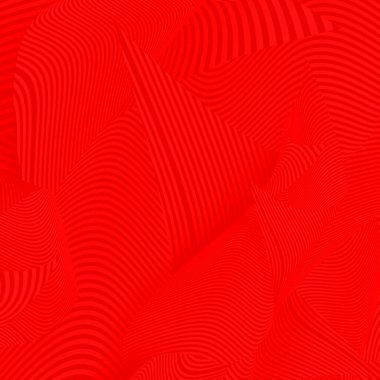Basit kırmızı soğumuş geometrik arkaplan çizgilerden, parlak eğimli uçuş şablonu
