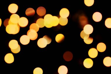 Noel ışığının soyut dairesel bokeh arkaplanı, şenlik arka planı veya dokusu