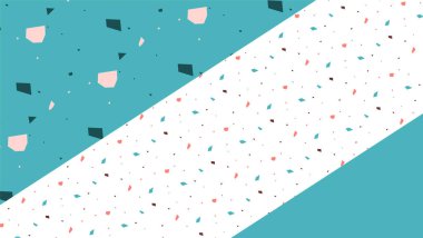 soyut mavi memphis arka planı geometrik elementler, vektör, poster, afiş, kart, broşür, reklam için tasarım