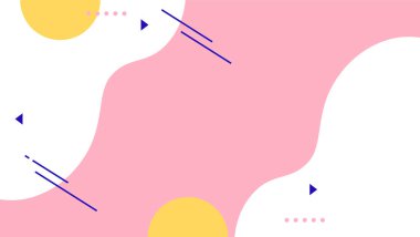 modern soyut memphis geometrik şekiller, dinamik arkaplan, vektör illüstrasyon tasarımı