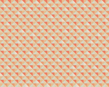 Kusursuz üçgen turuncu desen, basit illüstrasyon