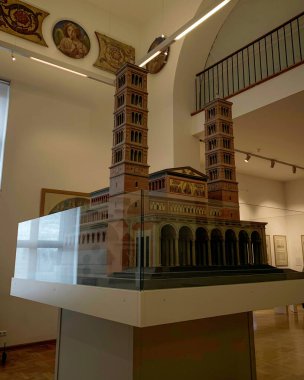 Berlin, Almanya - Eylül 2019: Berliner Dom Müzesi