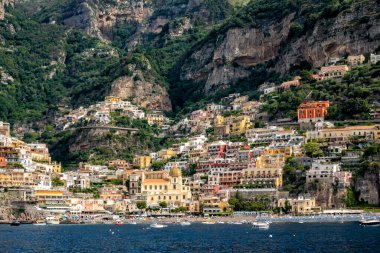 The village of Positano on the Amalfi Coast, Province of Salerno, Campania, Italy