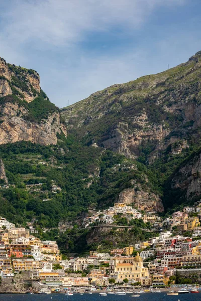 Aldeia Positano Costa Amalfitana Província Salerno Campânia Itália — Fotografia de Stock