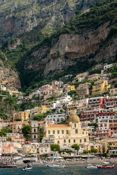 Village Positano Amalfi Coast Province Salerno Campania Italy — Stock Photo, Image