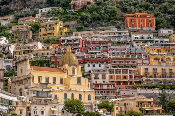 Aldeia Positano Costa Amalfitana Província Salerno Campânia Itália — Fotografia de Stock