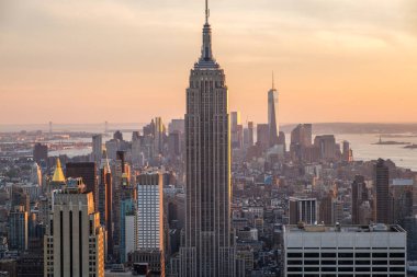 Empire State Building & Manhattan Skyline, Manhattan, New York, ABD